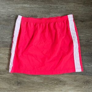 Vintage Catalina Women's Sz M Windbreaker Nylon Mini Skirt Hot Pink Y2K NWT